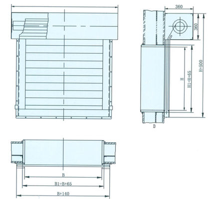 comprar As portas avaliados isoladas 2 horas A0 do obturador do rolo do fogo tornam obturadores do rolo Fabricação em linha