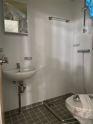 kopen Frp Modulaire Toilet en Gootsteen met Sanitaire Waren en Montage online vervaardiging