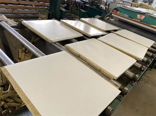 comprar Lãs de rocha compostas do quarto interior dos painéis de parede da isolação sadia Fabricação em linha