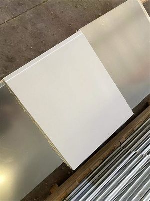 Mua Len khoáng chất Rockwool Sandwich Bảng điều khiển tường 25mm sản xuất trực tuyến