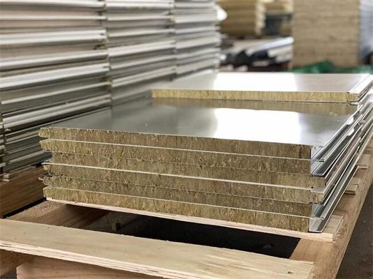 Buy Insulated Mineral Wool Wall Panels Board 500mm online manufacture